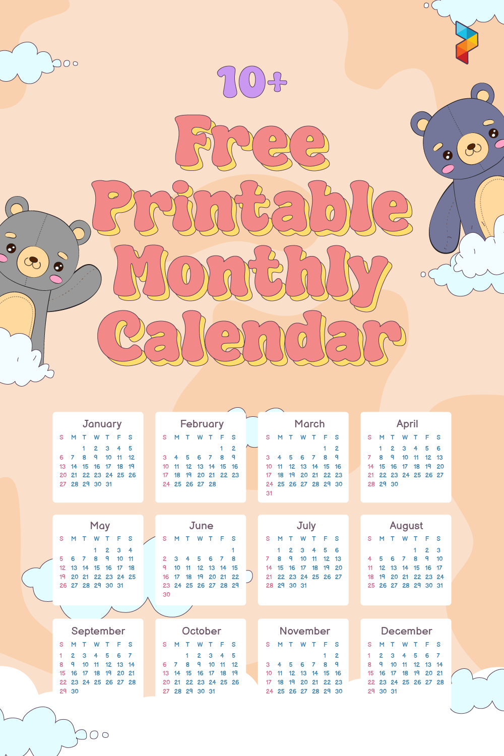 Monthly Calendar Monthly Calendar