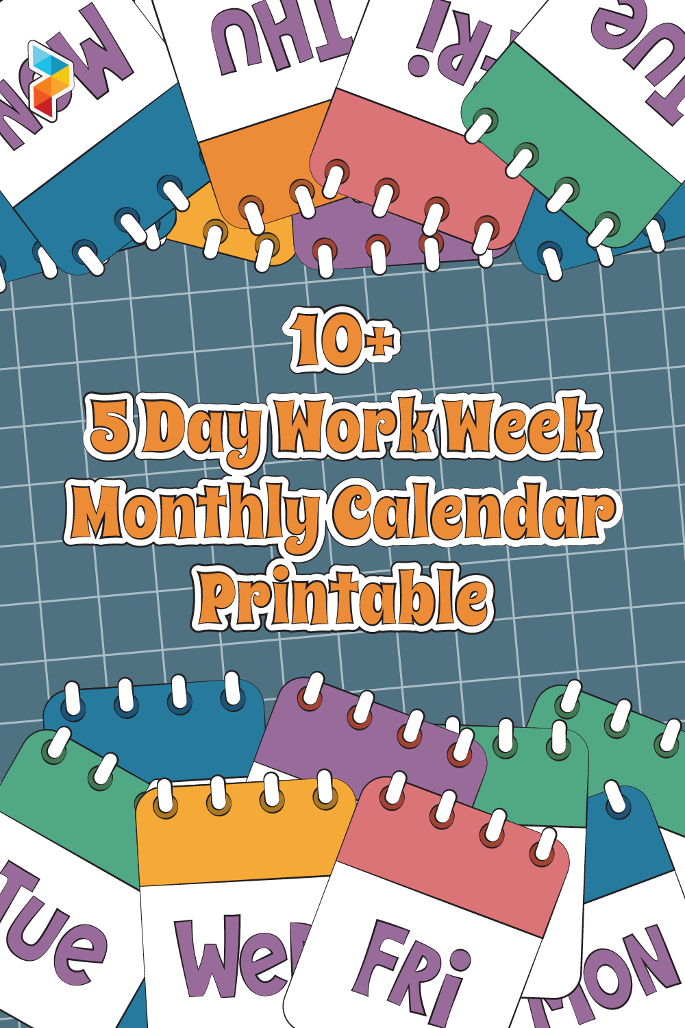 5 Day Work Week Monthly Calendar 5 Day Work Week Monthly Calendar